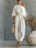 Mila | Completo 2 Pezzi con Spalle Scoperte