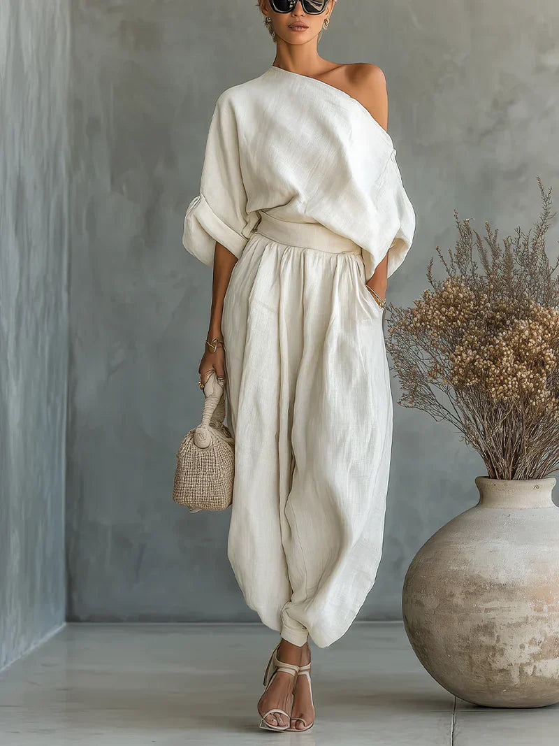 Mila | Completo 2 Pezzi con Spalle Scoperte