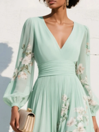 Abito Midi a Fiori Cathy