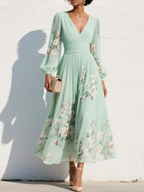 Abito Midi a Fiori Cathy