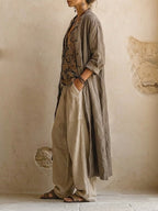 Natura | Completo Tre Pezzi in Cotone e Lino