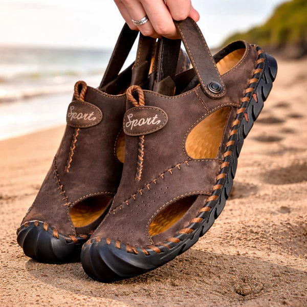 Valenza | Sandali da Spiaggia in Pelle