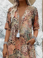 Rachel Vibrant Midi Dress