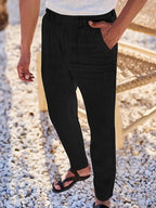 Nichols | Pantaloni in Lino con Cordino