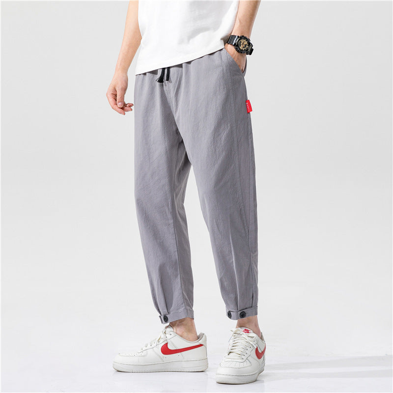 Theo | Pantaloni Affusolati in Cotone