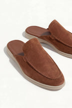 Riviera | Mule in Camoscio Marrone