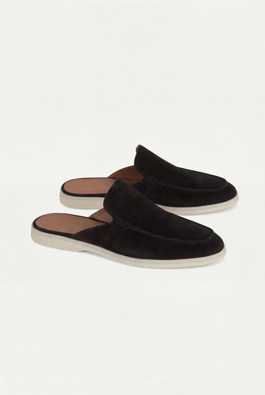Riviera | Mule in Camoscio Nero