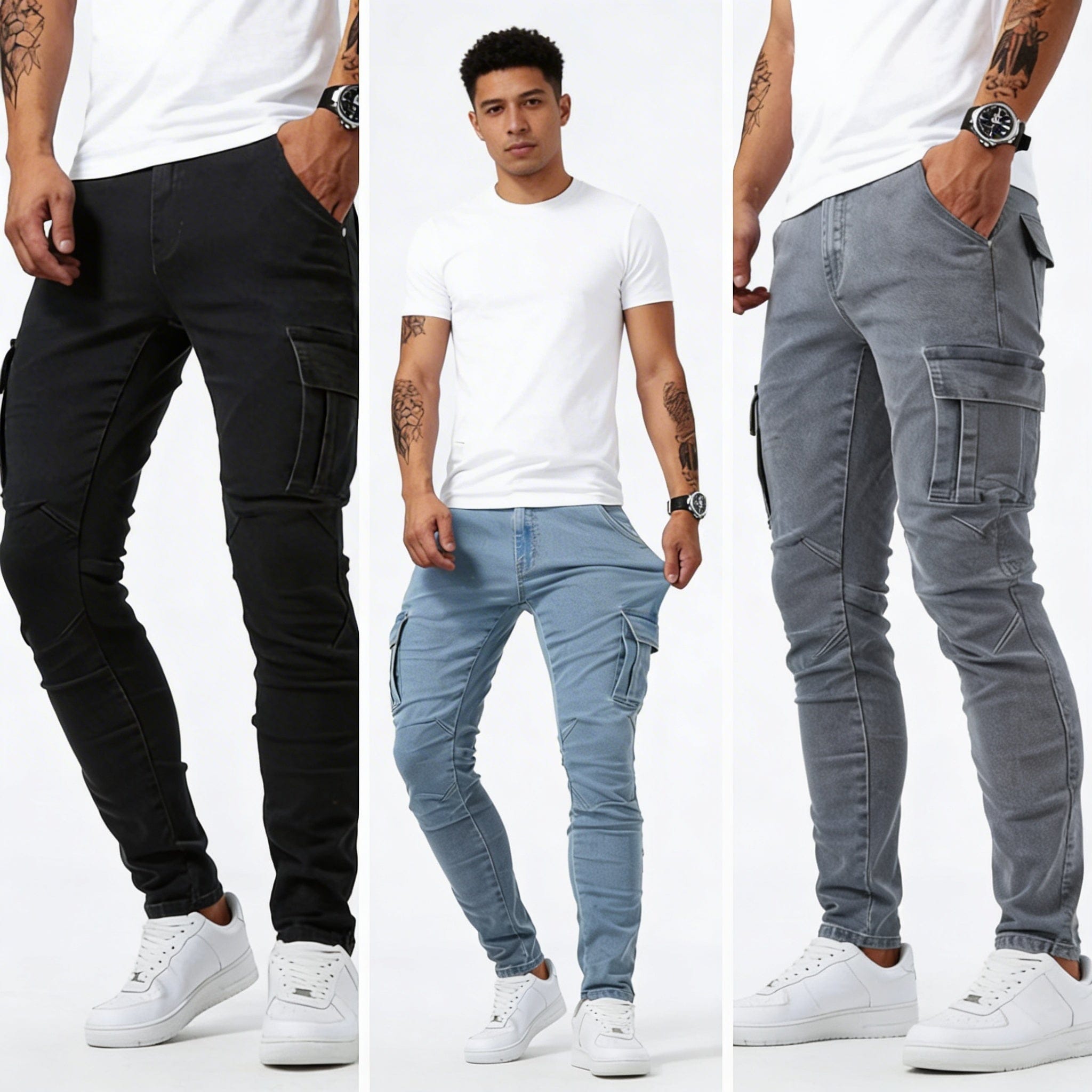 Brent - Jeans Cargo Moderni