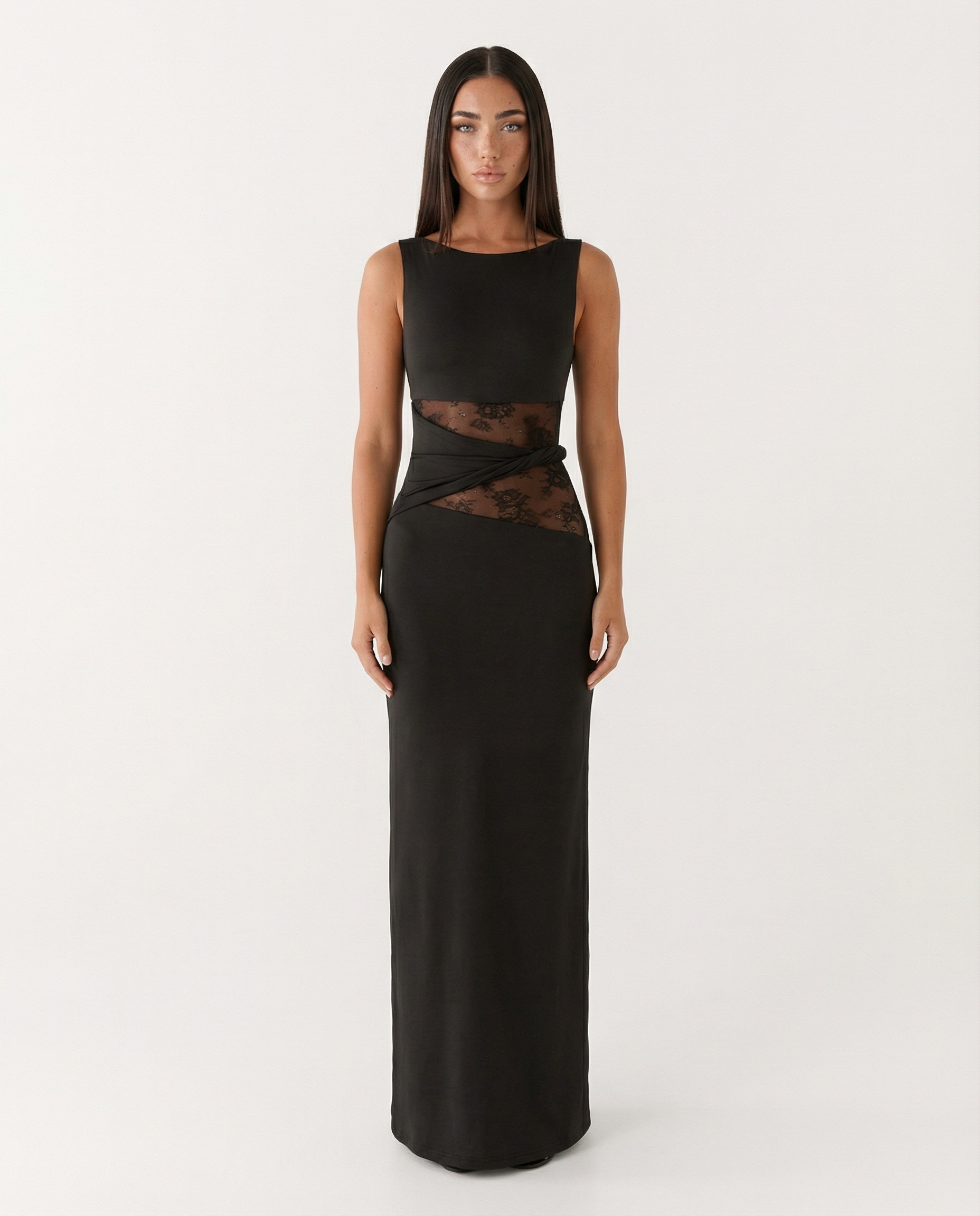 Valenza | Lace Illusion Maxi