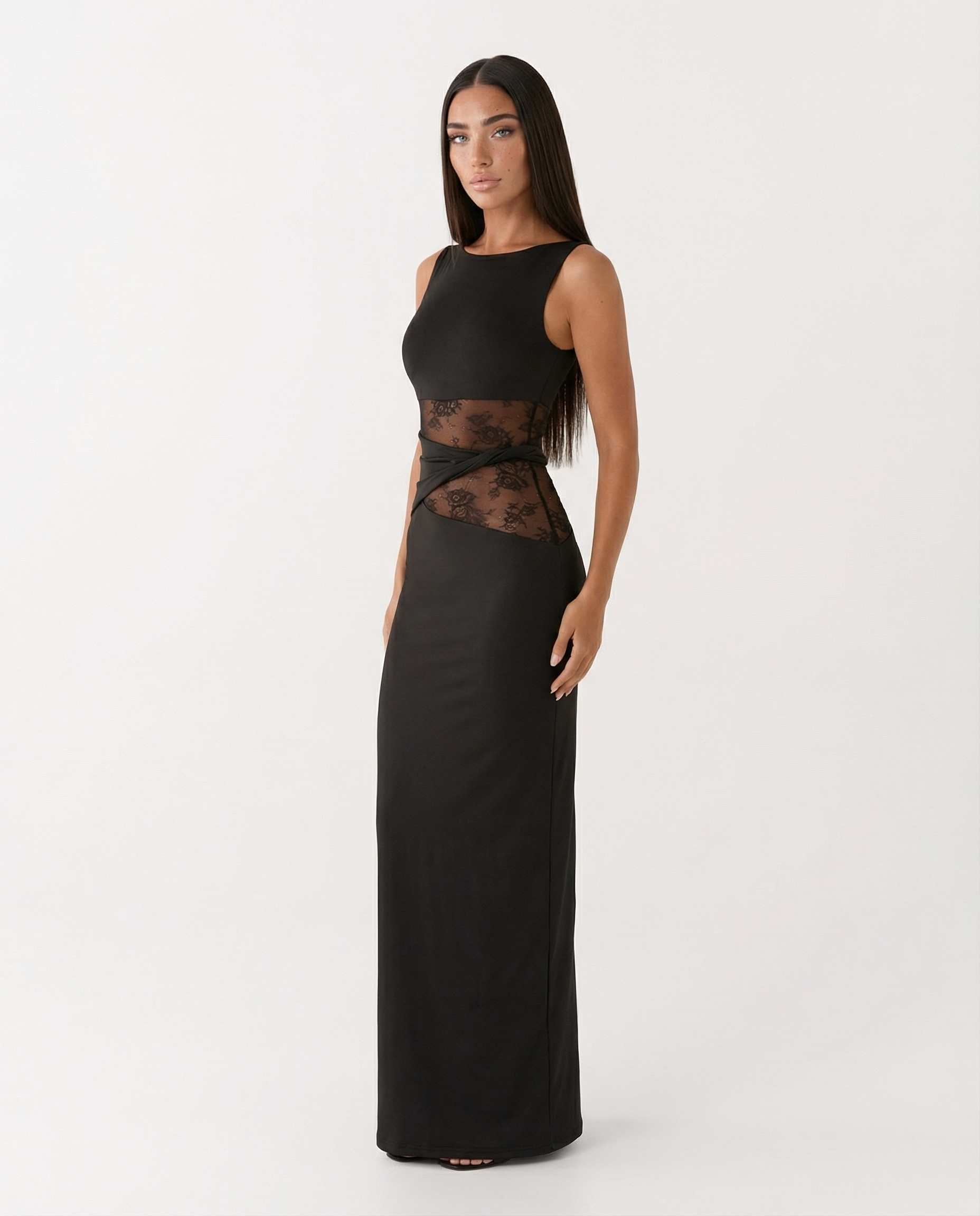 Valenza | Lace Illusion Maxi