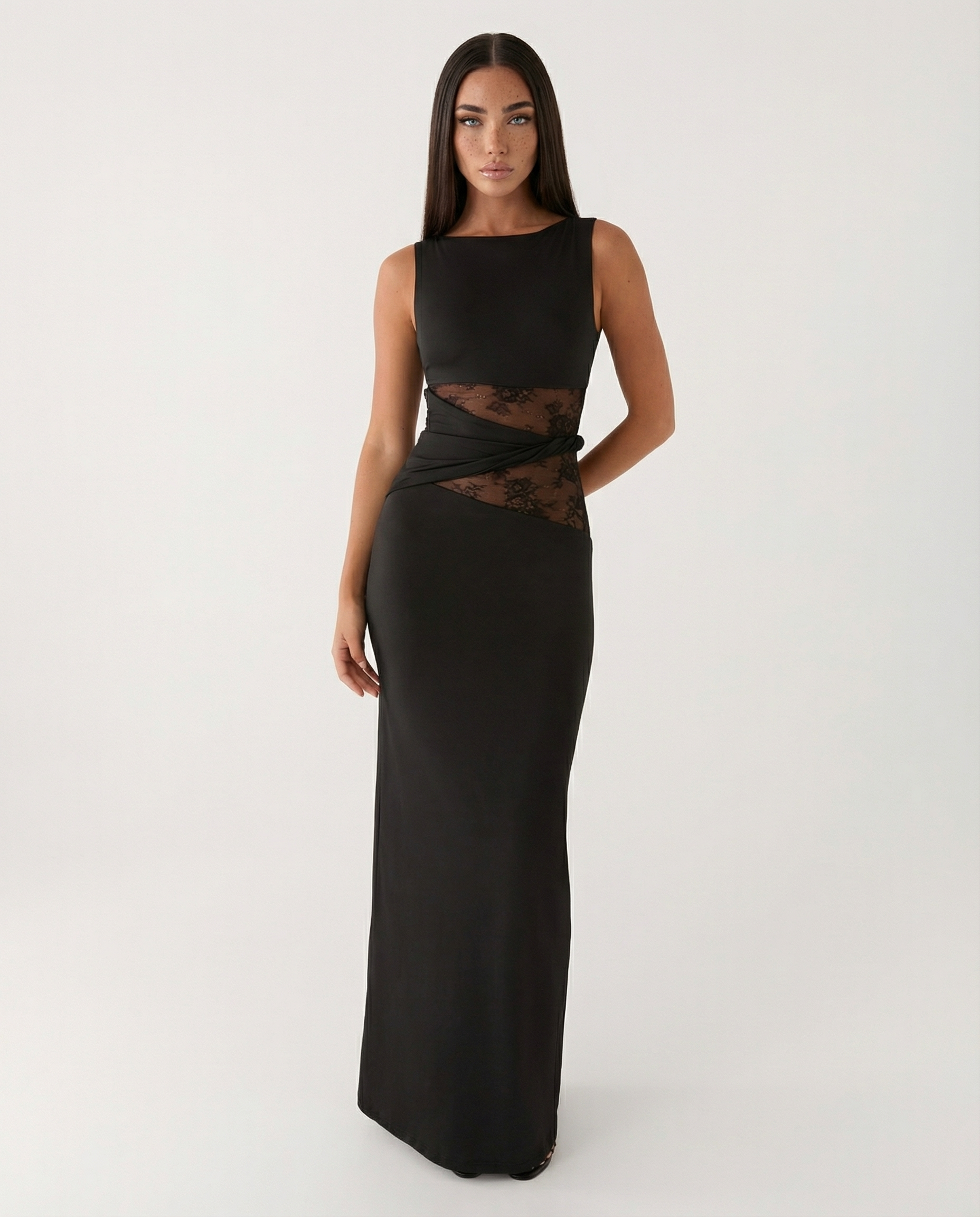 Valenza | Lace Illusion Maxi