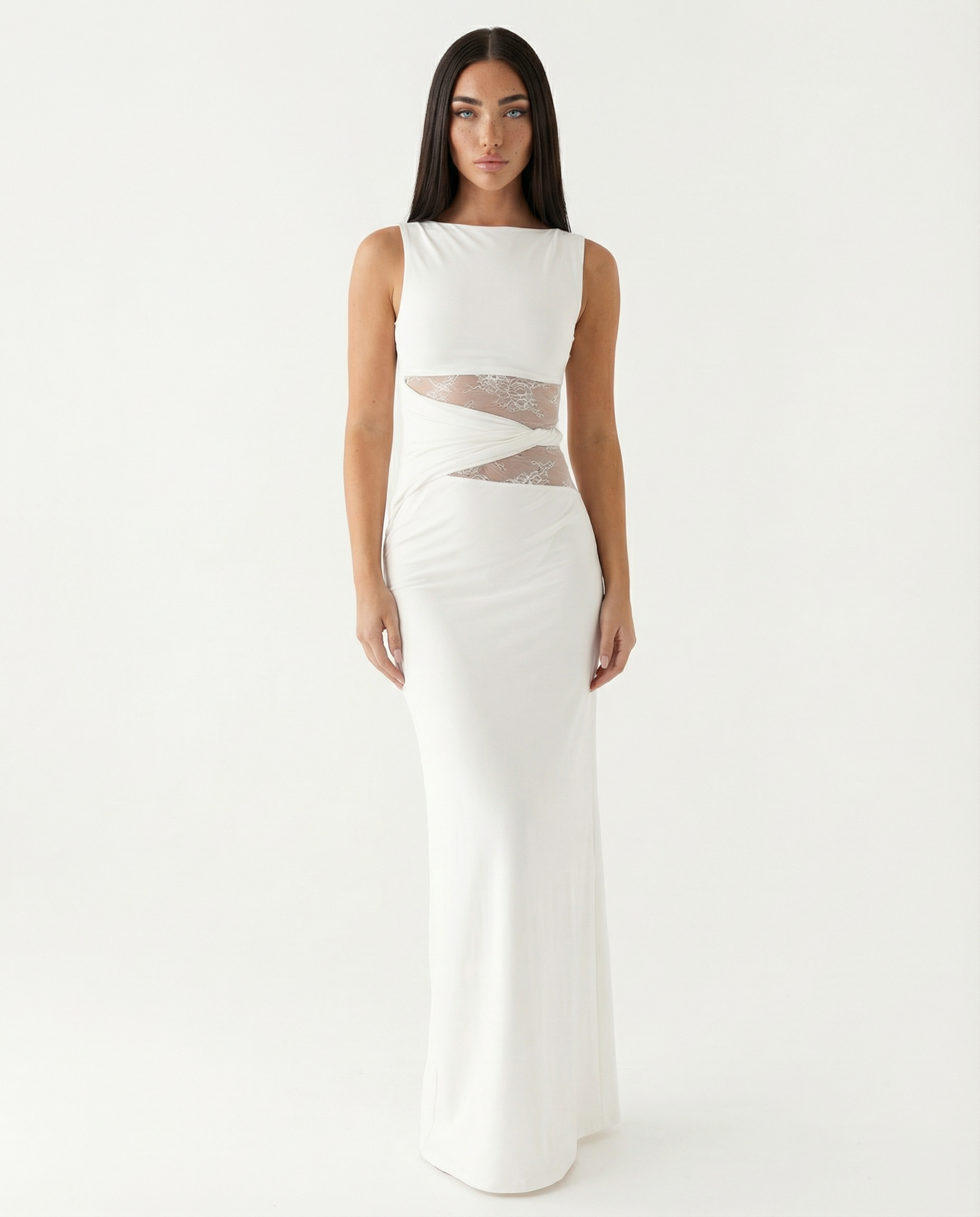 Valenza | Lace Illusion Maxi
