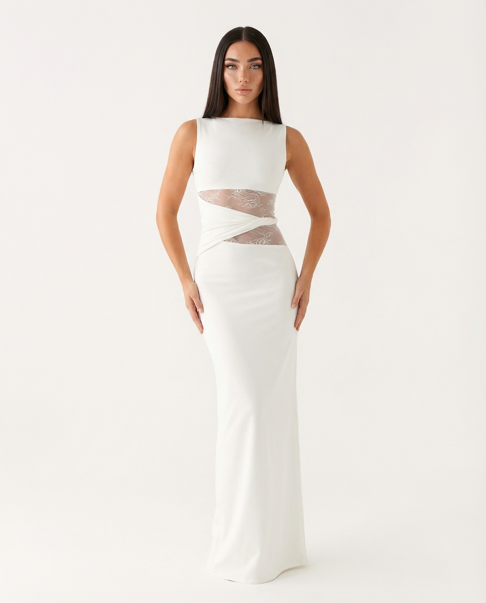 Valenza | Lace Illusion Maxi