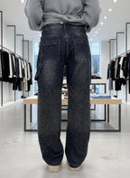 Jeans a Zampa con Strass