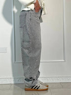 Jeans a Zampa con Strass