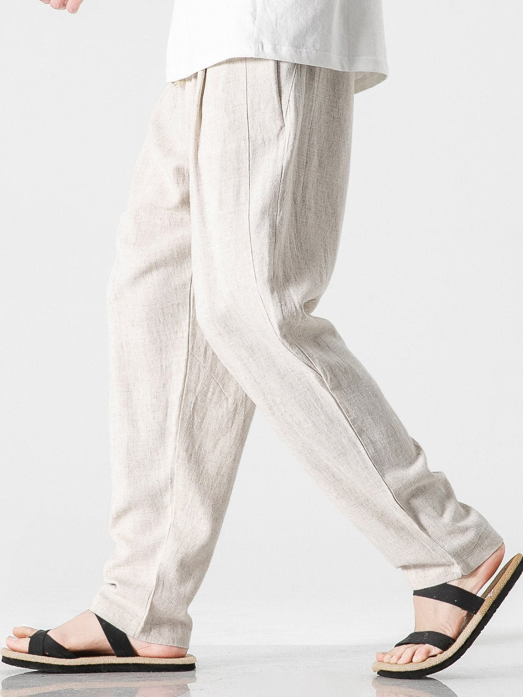 Matera | Pantaloni Relaxed in Lino e Cotone