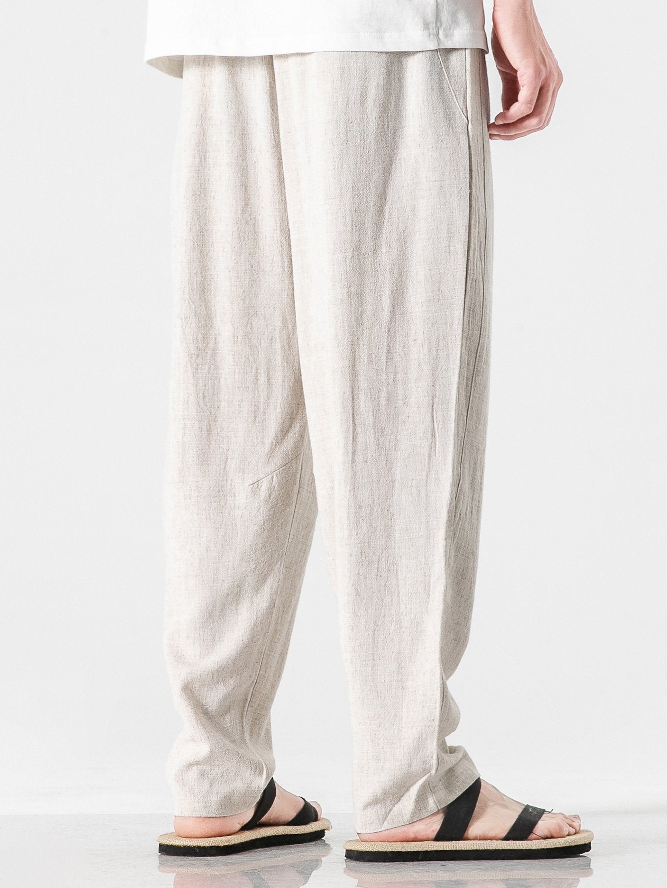 Matera | Pantaloni Relaxed in Lino e Cotone