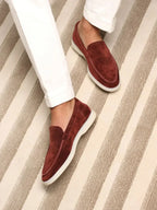 Classic | Mocassini in Camoscio Bordeaux