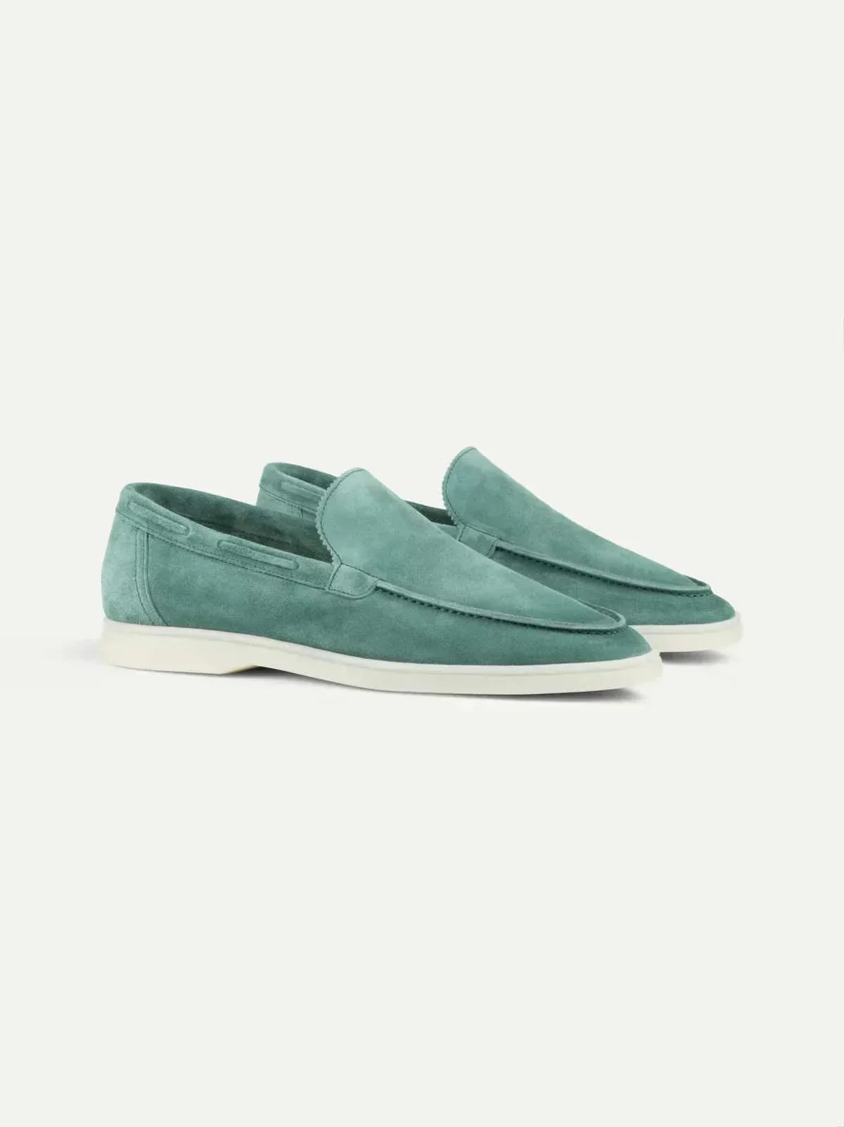 Classic | Mocassino in Camoscio Blu Mela
