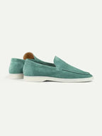 Classic | Mocassino in Camoscio Blu Mela