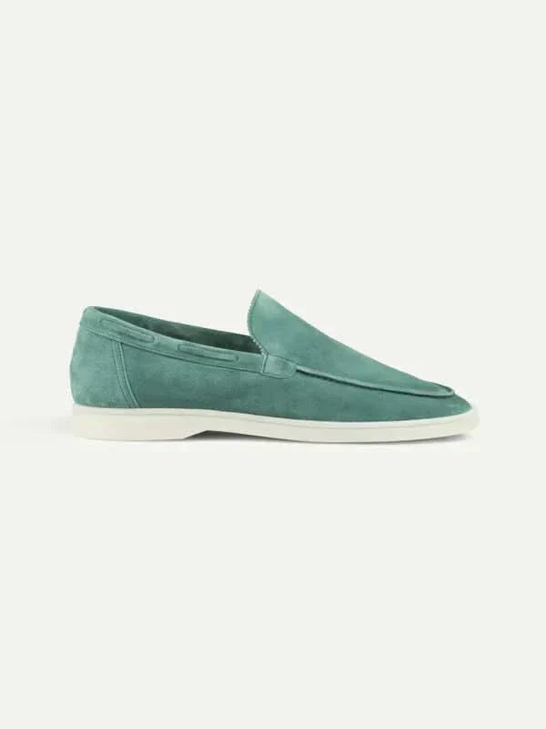 Classic | Mocassino in Camoscio Blu Mela