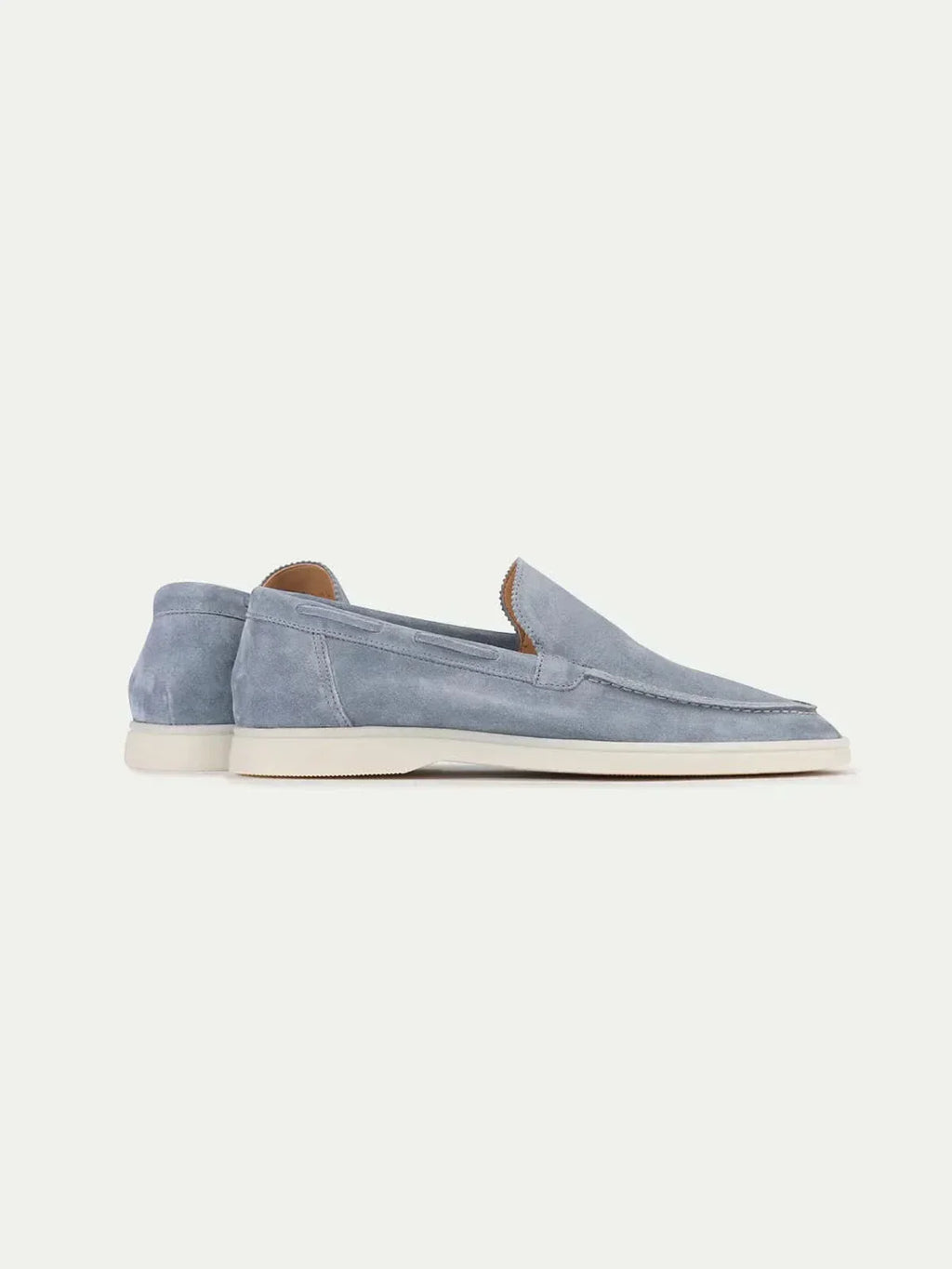 Classic | Mocassini in Pelle Scamosciata Azzurro