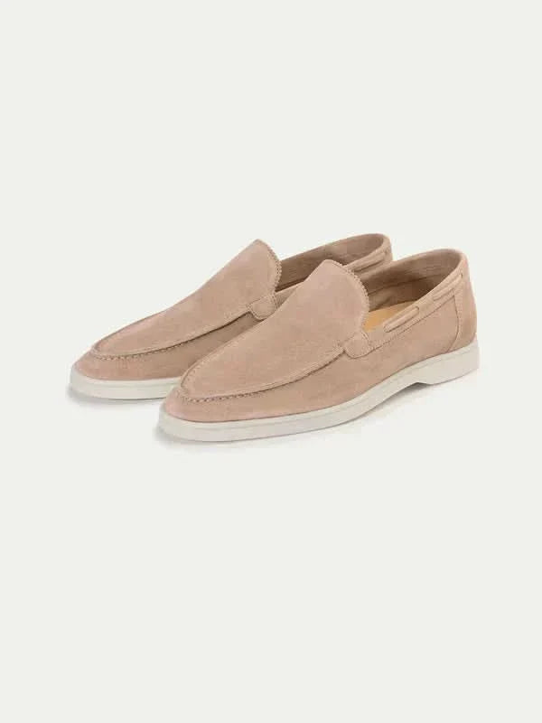 Classic | Mocassini in Pelle Scamosciata Beige