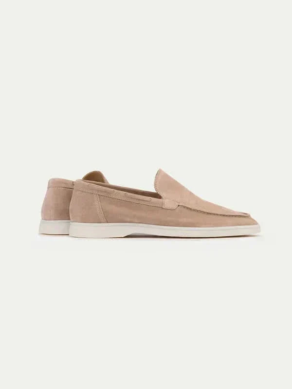 Classic | Mocassini in Pelle Scamosciata Beige