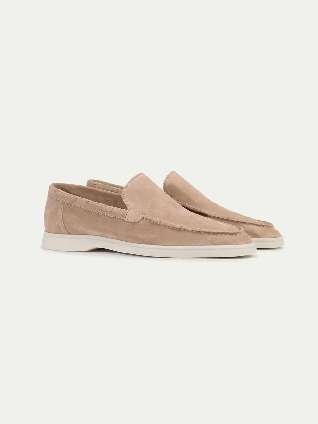 Classic | Mocassini in Pelle Scamosciata Beige
