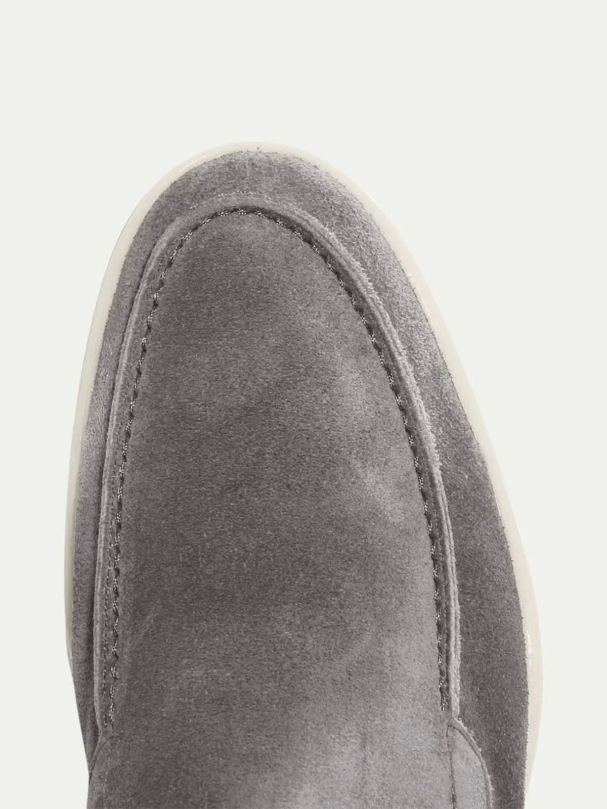 Classic | Mocassino in Pelle Scamosciata Grigio