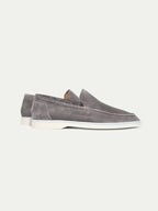Classic | Mocassino in Pelle Scamosciata Grigio