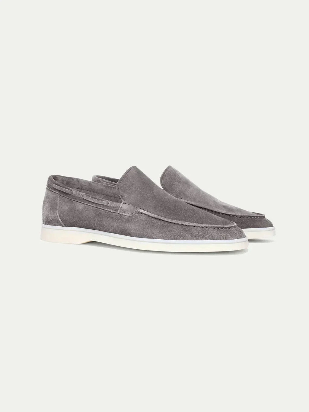 Classic | Mocassino in Pelle Scamosciata Grigio