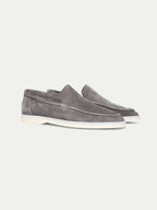 Classic | Mocassino in Pelle Scamosciata Grigio