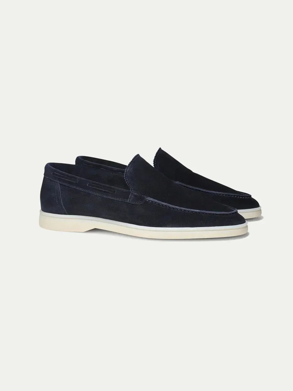 Classic | Mocassino in Camoscio Blu Navy