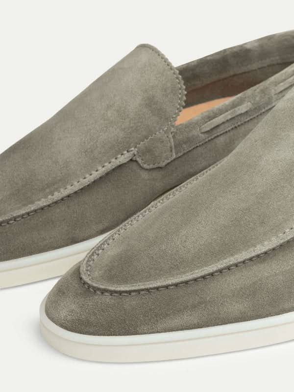 Classic | Mocassino in Camoscio Verde Oliva