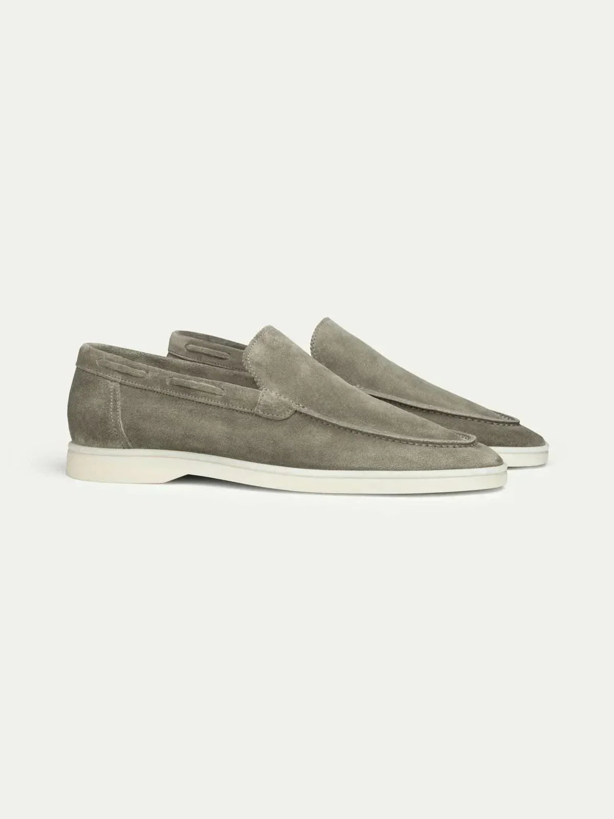 Classic | Mocassino in Camoscio Verde Oliva