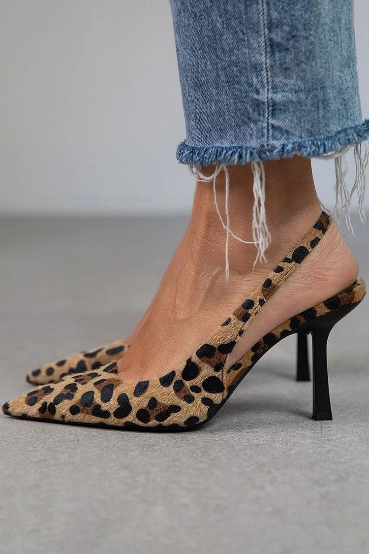 Avery | Décolleté D'Orsay Leopardo