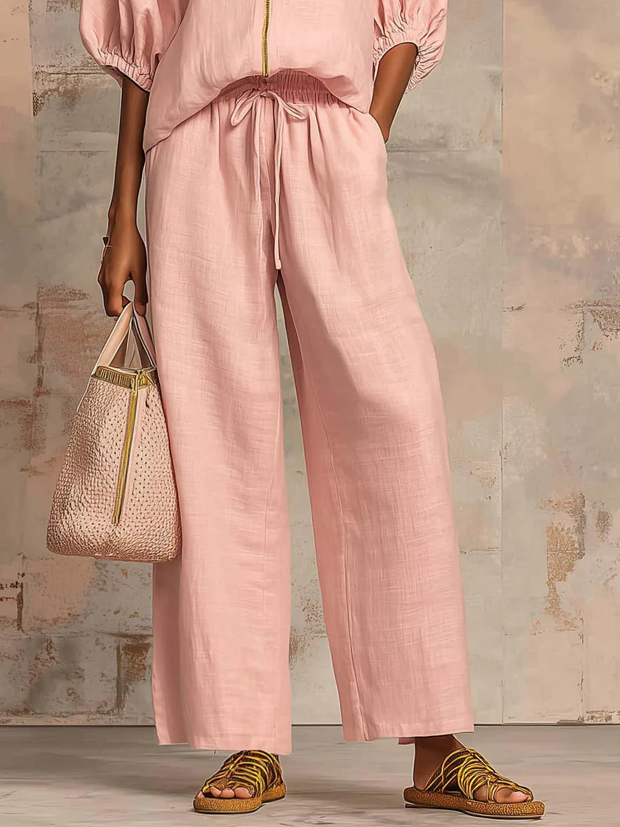 Alba | Completo Camicia Relax e Pantalone Ampio