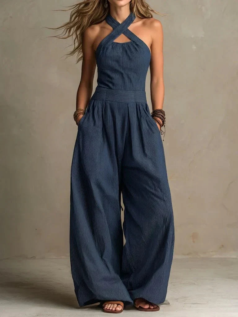 Ariana | Tuta Elegante Scollo Incrociato
