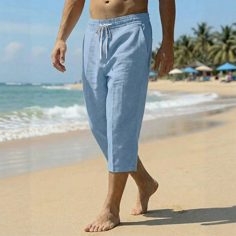 Capri | Pantaloni Casual in Lino