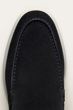 Classic | Mocassino in Camoscio Blu Navy